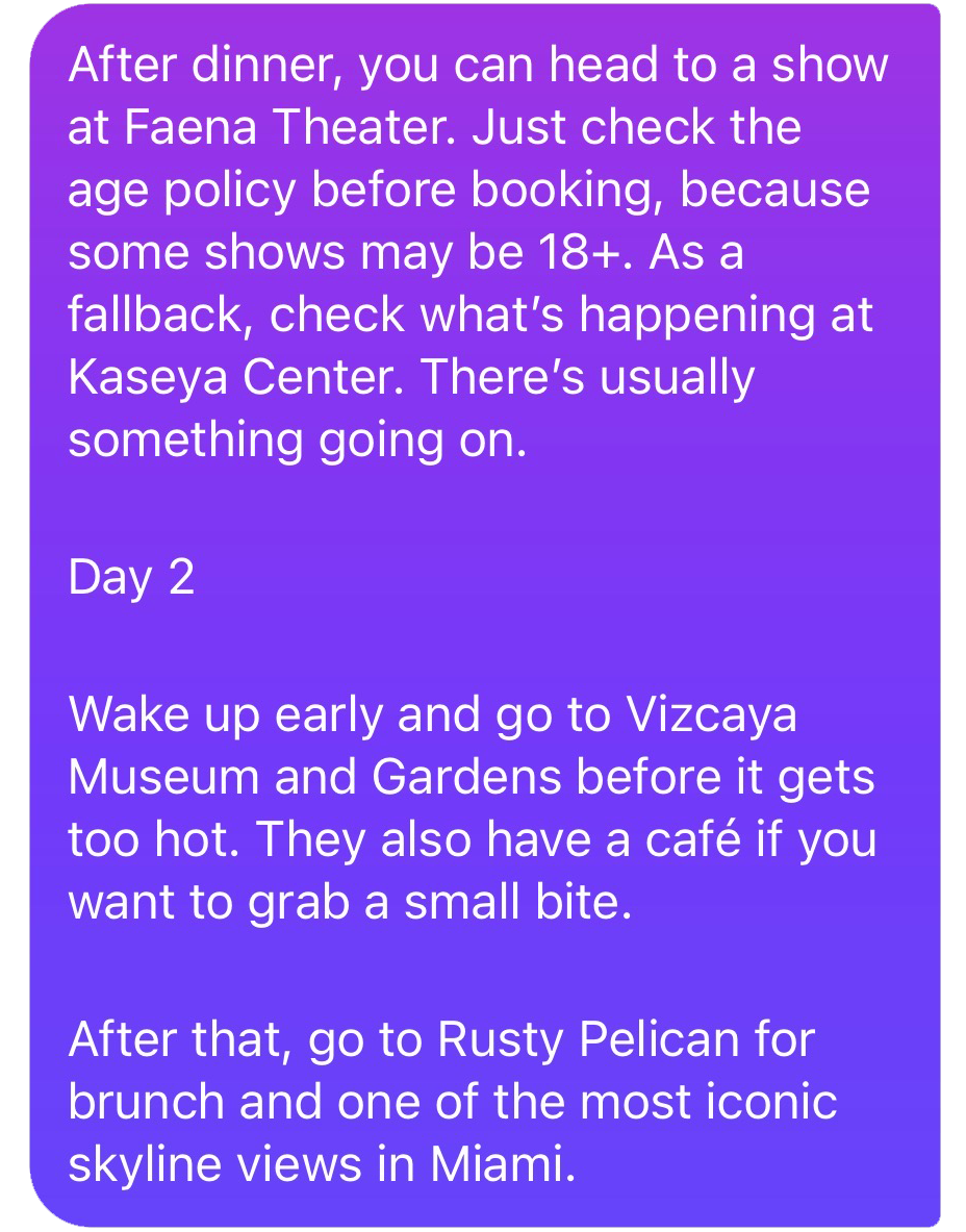 Real client message 3